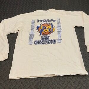 Vintage 1997 NCAA Final Four Past Champions Long Sleeve Shirt Mens L White
